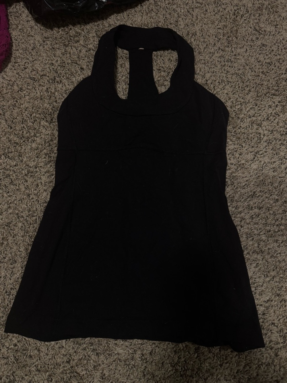 Lululemon Black Racerback Workout Tank - Picture 2 of 2